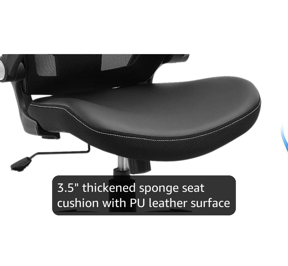 Amazon.com: Office Chair Ergonomic Desk Chair, Computer PU Leather